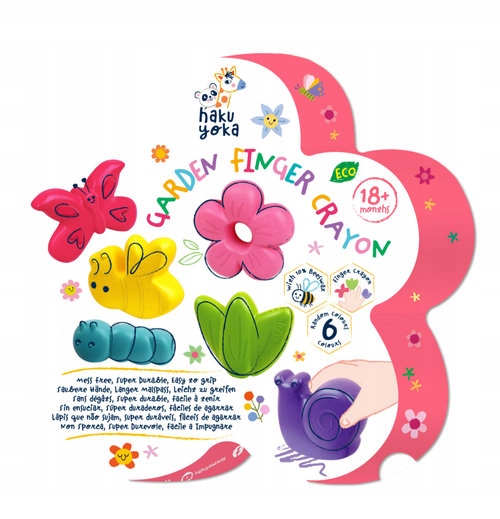 Kredki na palce Ogród