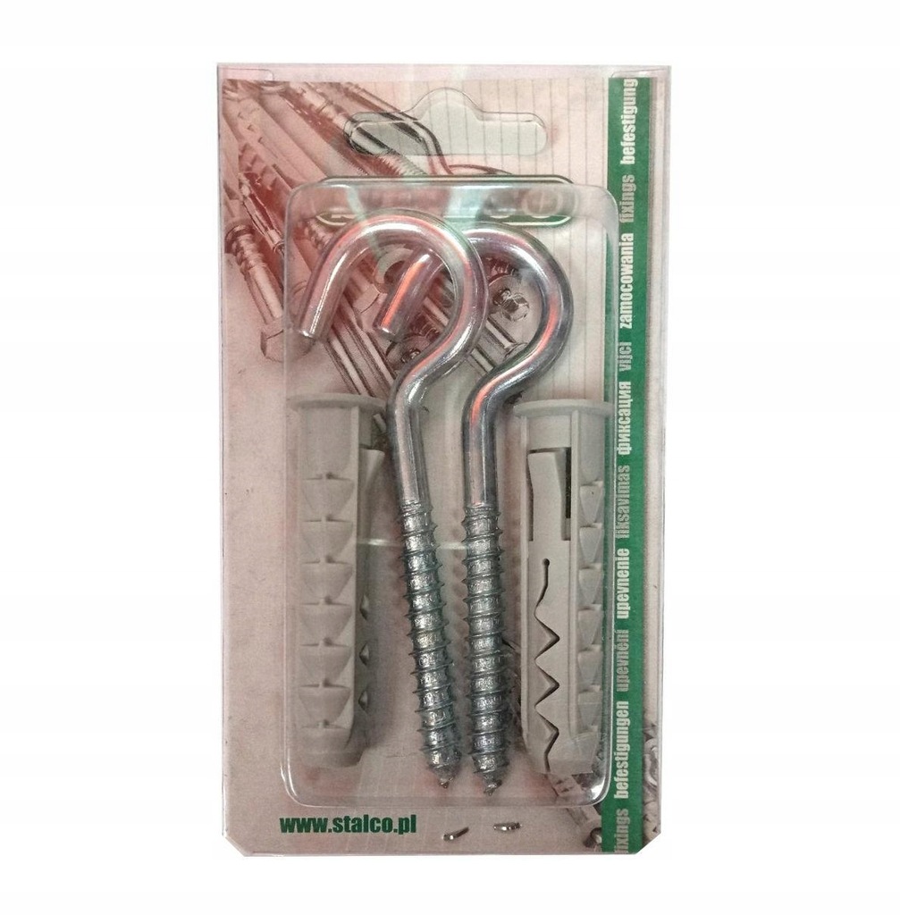 STALCO kołek rozporowy hak sufitowy 12x60mm 2 szt