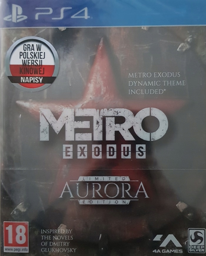 Купить ОГРАНИЧЕННОЕ ИЗДАНИЕ METRO EXODUS AURORA PS4 PL: отзывы, фото, характеристики в интерне-магазине Aredi.ru