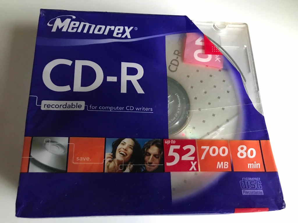 CD-R Memorex 700 MB 9 sztuk