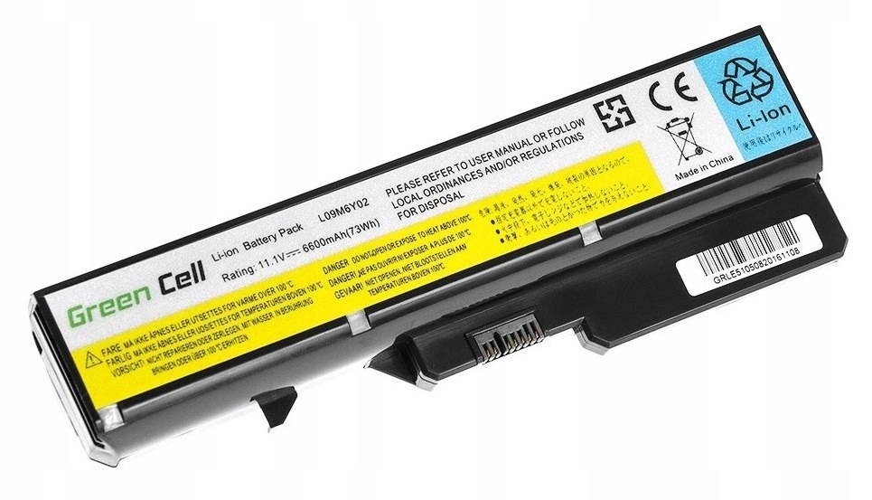 Bateria GREEN CELL do Lenovo B470 6600 mAh 10.8 - 11.1V LE51