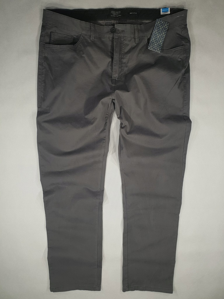 HOUSE antracytowe spodnie regular chino XXL 98cm