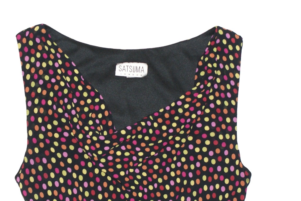 SATSUMA LONDON_Piękna SUKIENKA_groszki wiskoza_40 13894181920