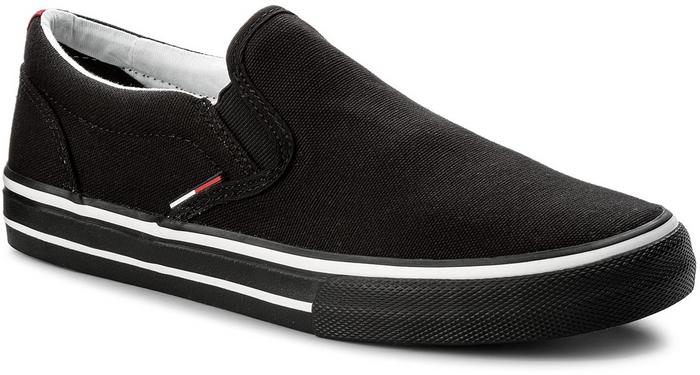 tommy jeans textile slip on