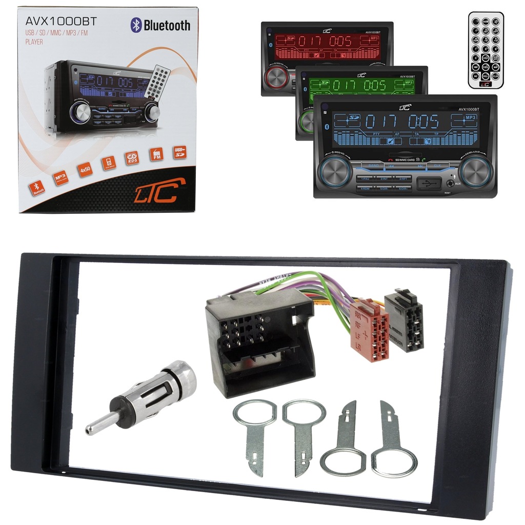 Radio 2Din Bluetooth USB AUX Ford Focus MK2 MK 2 - 12018467693 ...