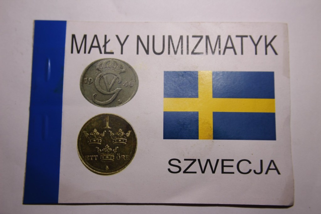 ZESTAW MAŁY NUMIZMATYK SZWECJA