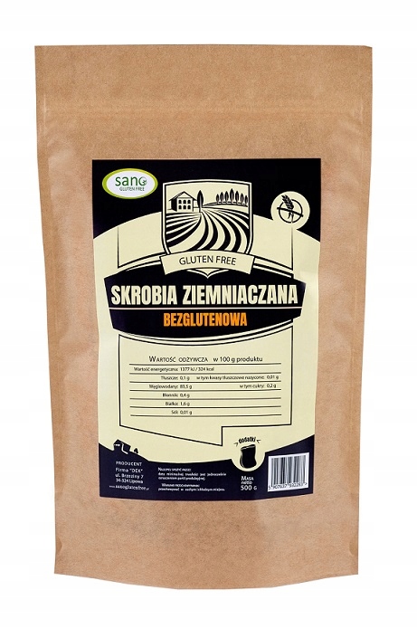 Skrobia Ziemniaczana Bezglutenowa 500g