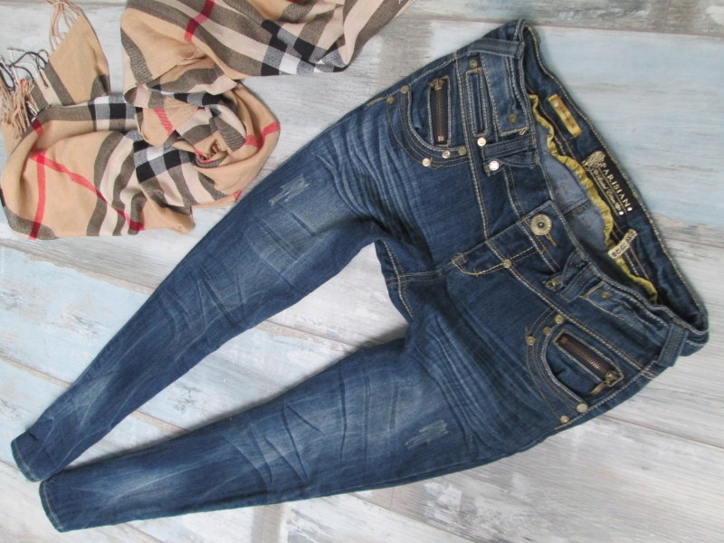 PARISIAN__JEANS skinny spodnie RURKI STRETCH 38