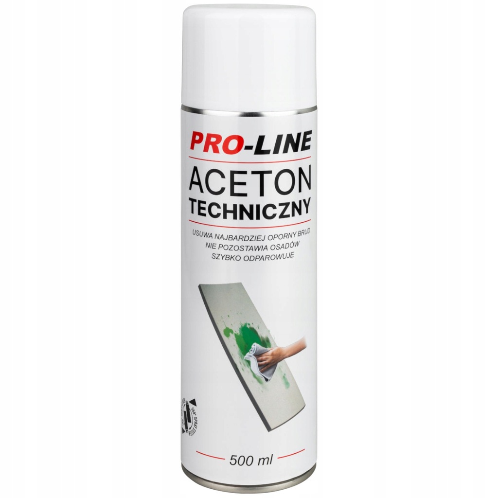 Aceton techniczny 100% w sprayu PRO-LINE spray 500
