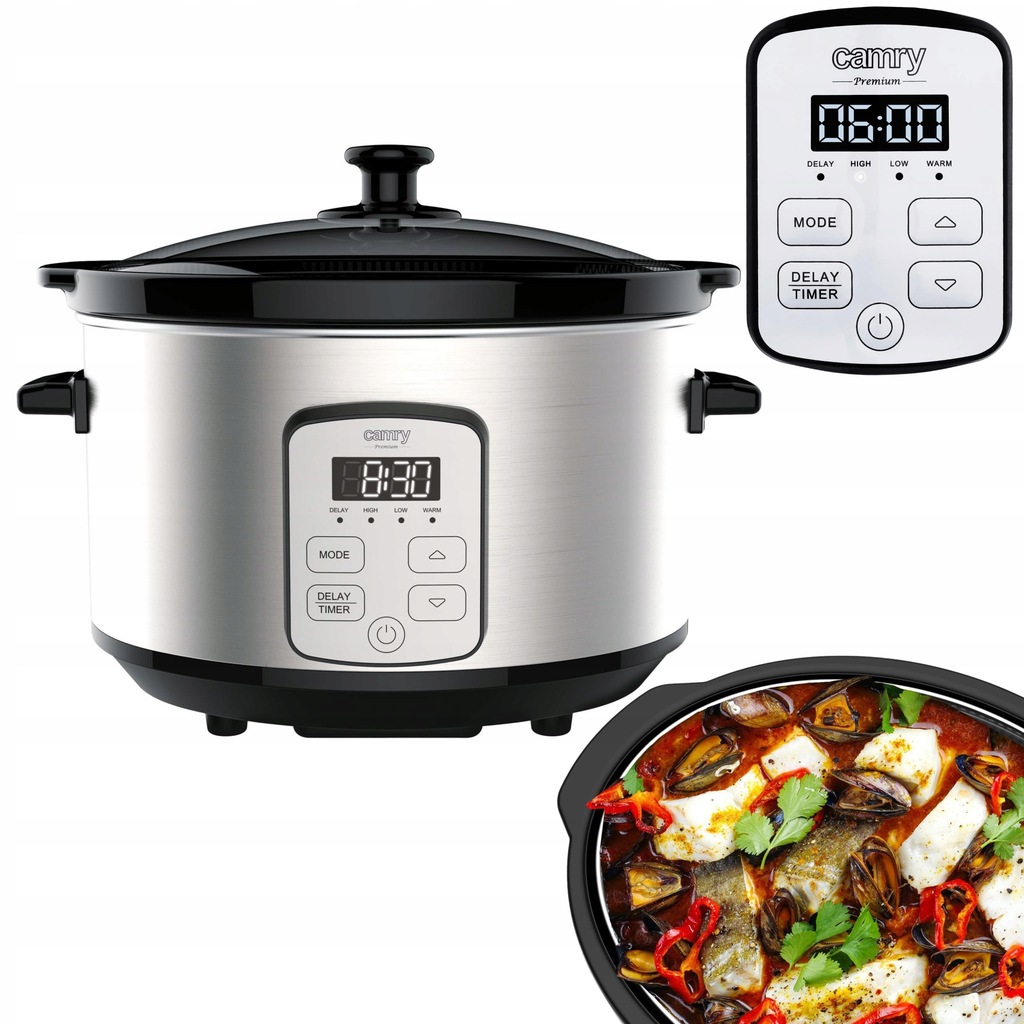 Camry Wolnowar o pojemności 4,7L, ceramiczna