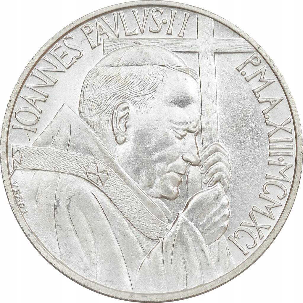 4.WATYKAN, JAN PAWEŁ II, 500 LIRÓW 1991