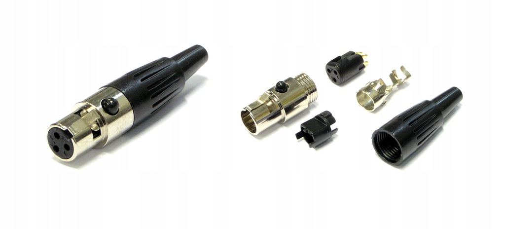 Gniazdo XLR mini 3 Pin na kabel