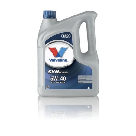 Olej Valvoline 5W40 Synpower 4L Kraków wysyłka