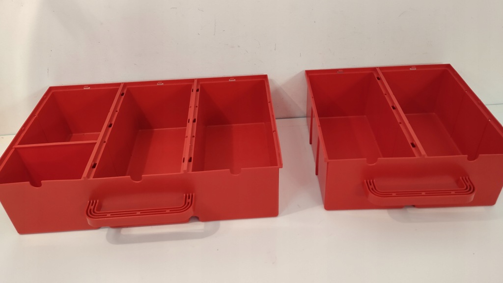 Lego Pojemnik / Szuflada 2 sztuki Czerwony