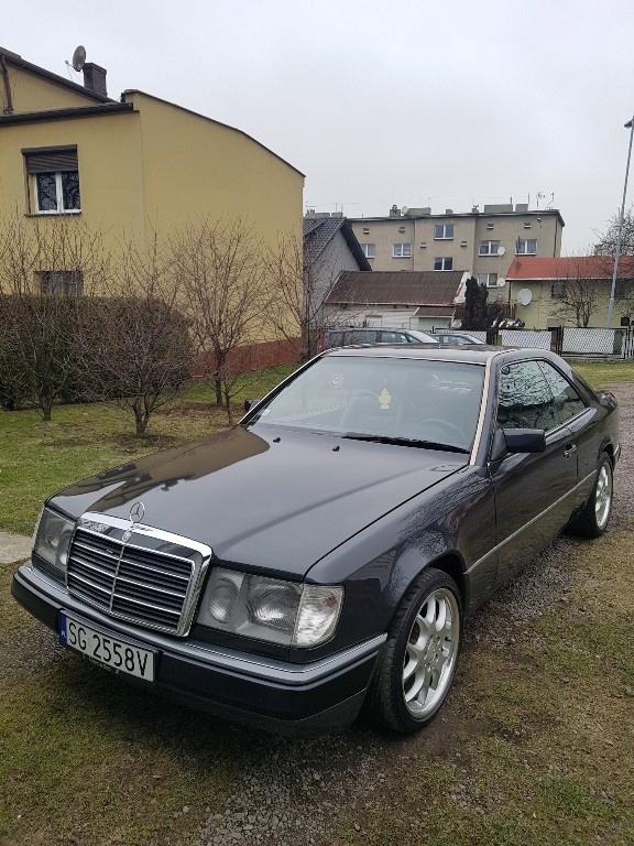 Mercedes W124 300CE 24 E klasa Coupe Czarny Skóra