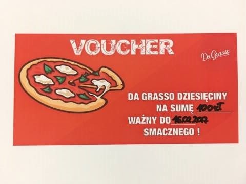 Voucher do pizzerii DaGrasso