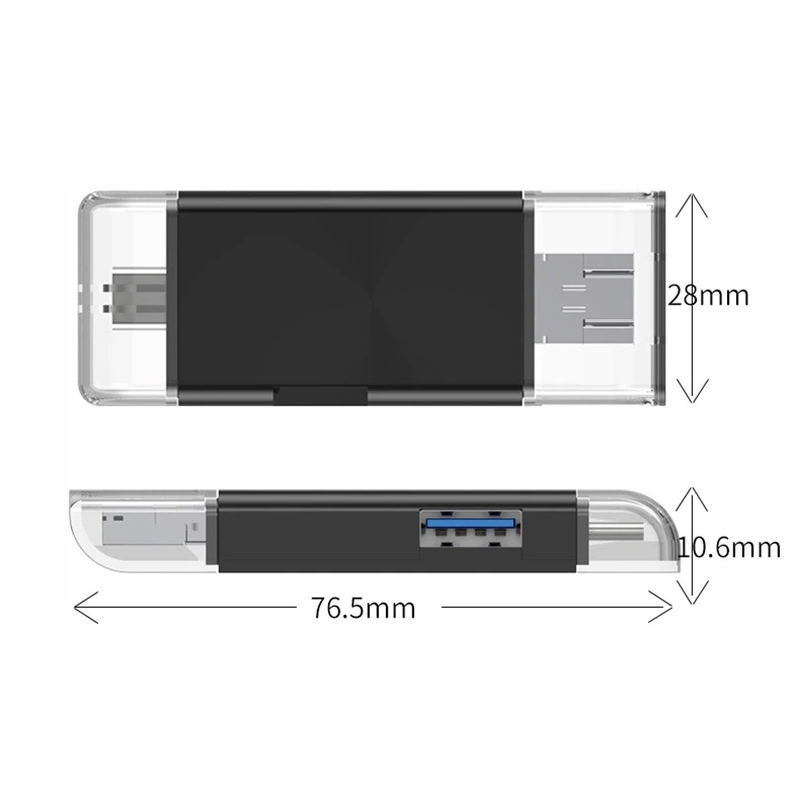 Купить Устройство чтения SD-карт MICROSD USB MICRO USB USB-C 5 в 1: отзывы, фото, характеристики в интерне-магазине Aredi.ru