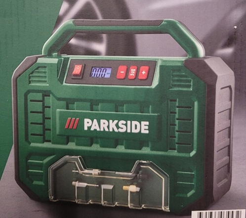 Kompresor przenośny z cyfrowym wyświetlaczem 12 V/230 V PARKSIDE PMK 150 A1
