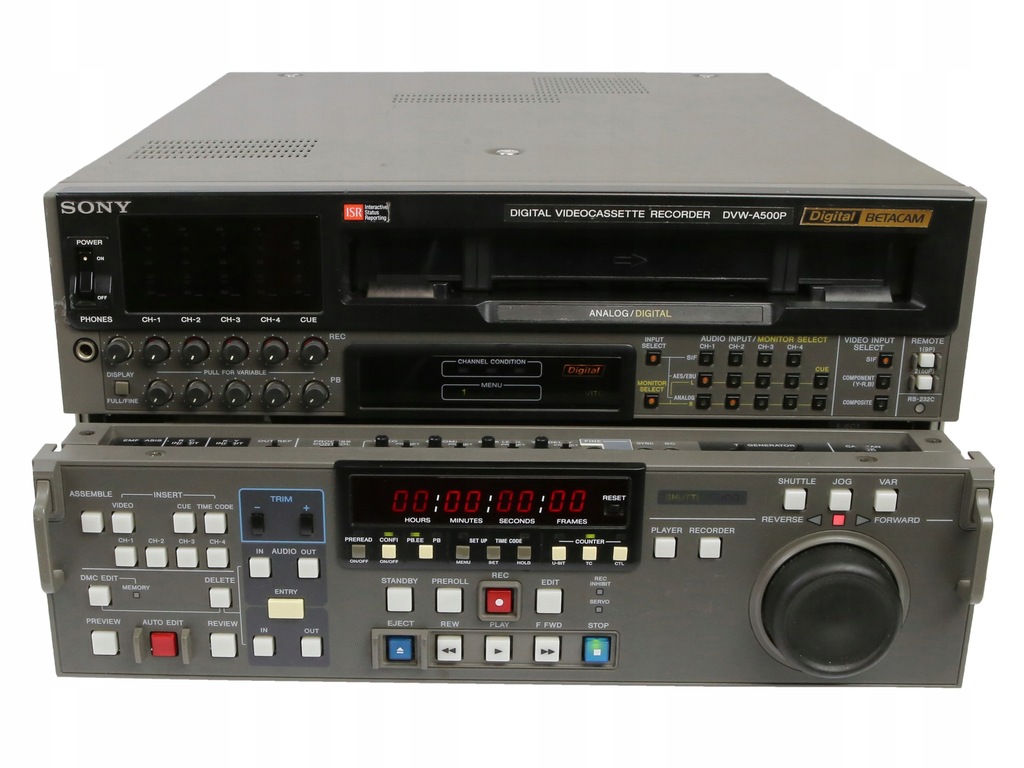 Sony DVW-A500P Videocassette Recorder Digital Beta