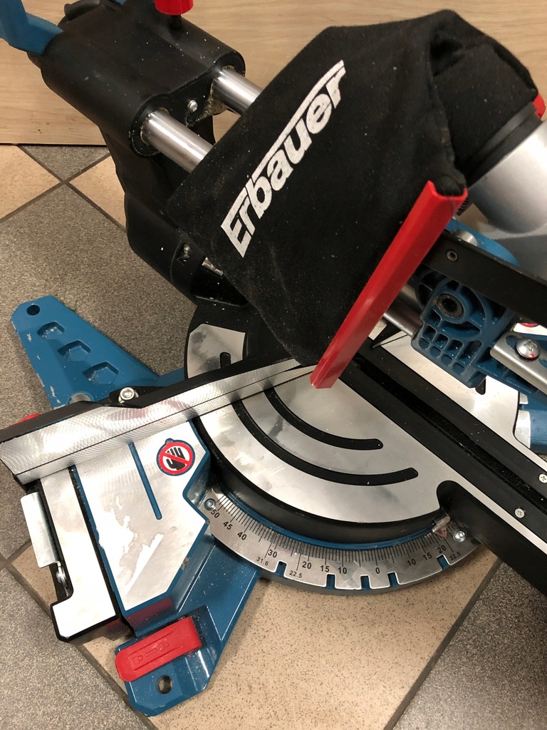 Piła ukośnica Erbauer EMIS254S 9979514006 oficjalne archiwum Allegro