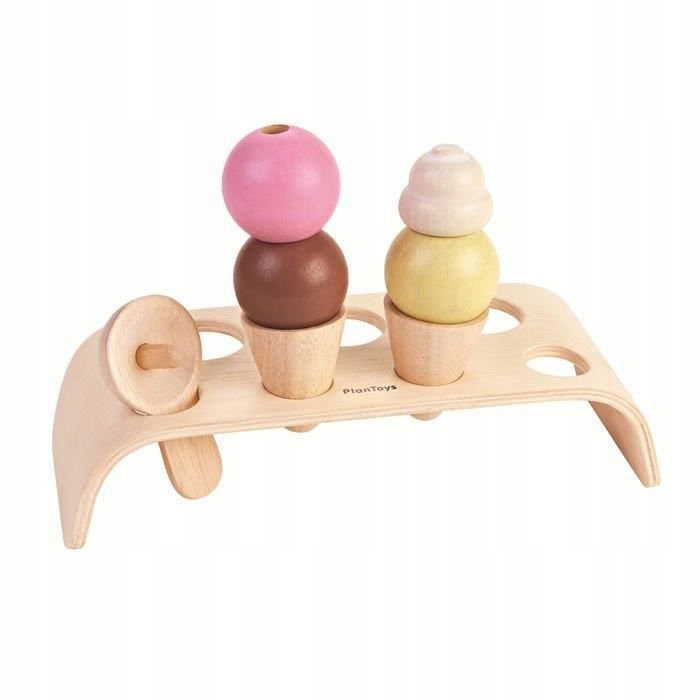 Pastelowa drewniana lodziarnia, Plan Toys