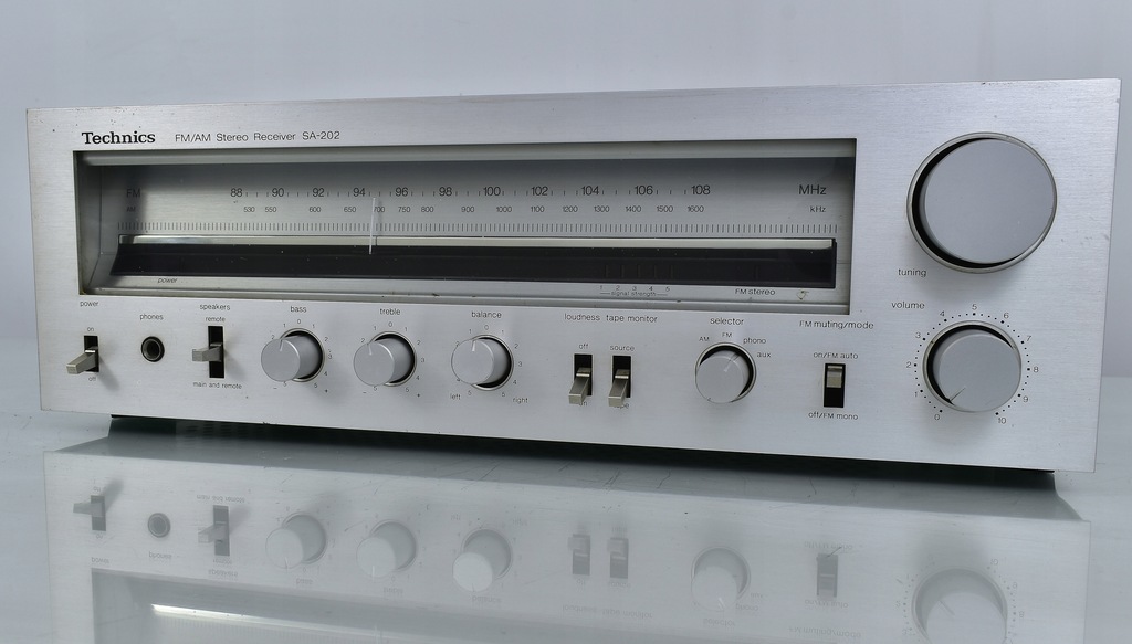 Technics SA202 Amplituner stereo vintage . 8078053199 oficjalne