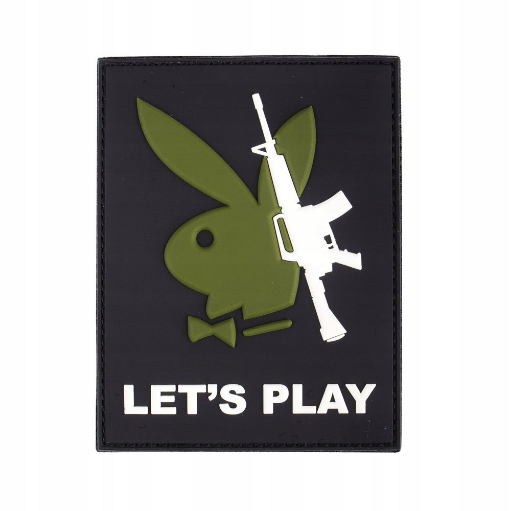 Naszywka 3D Playboy Gun / Let's Play 101 Inc.