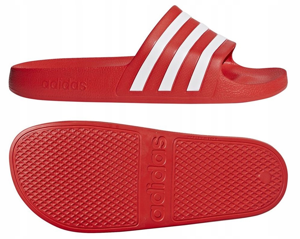 KLAPKI ADIDAS ADILETTE AQUA czerwone F35540 40.5