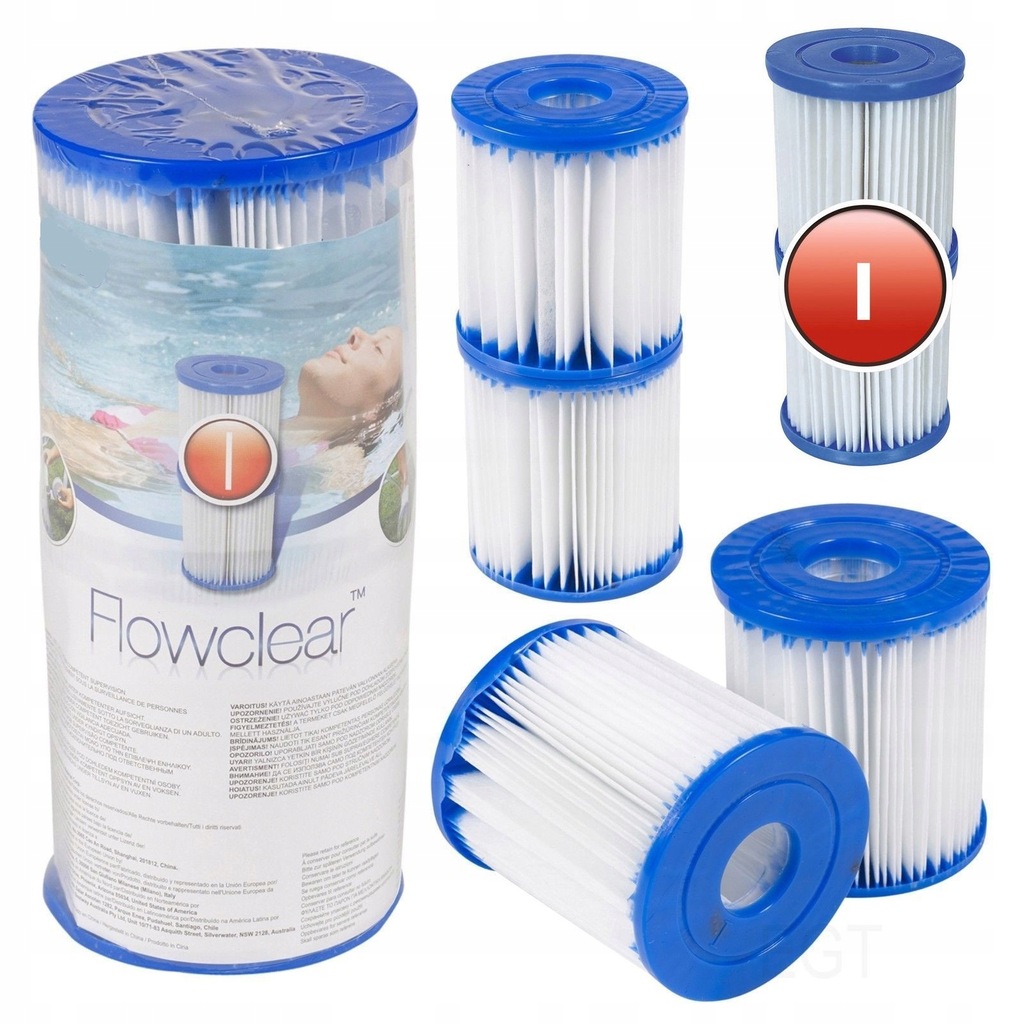 Filtr do Basenu Typu I Bestway 2 sztuki 12158006978 oficjalne