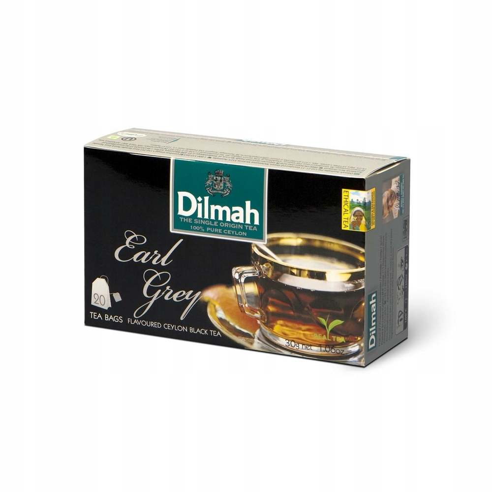 Herbata DILMAH Earl Grey Czarna 20 torebek