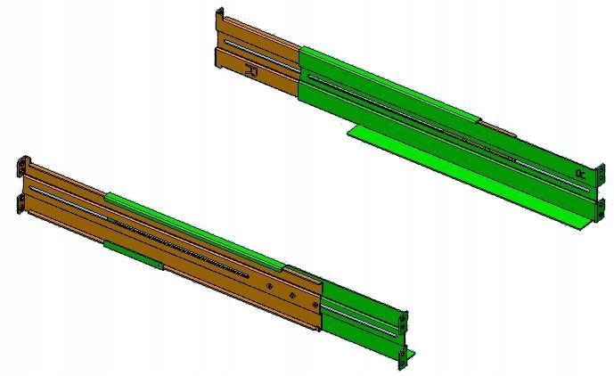 Zestaw szyn montażowych do szaf 19'' dla UPS Power Walker VI RLE