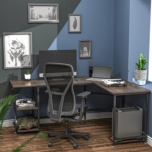 Купить Большой угловой письменный стол - LOFT Industrial 175x135x56 ...