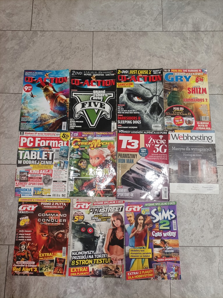 PC GAMER PO POLSKU 11szt Czasopism komputerowe NR1 - 7635962207 - oficjalne  archiwum Allegro