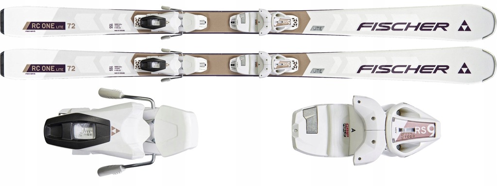 Narty Fischer RC One Lite 72 SLR + wiązania RS9 SLR GW 2025 145 cm