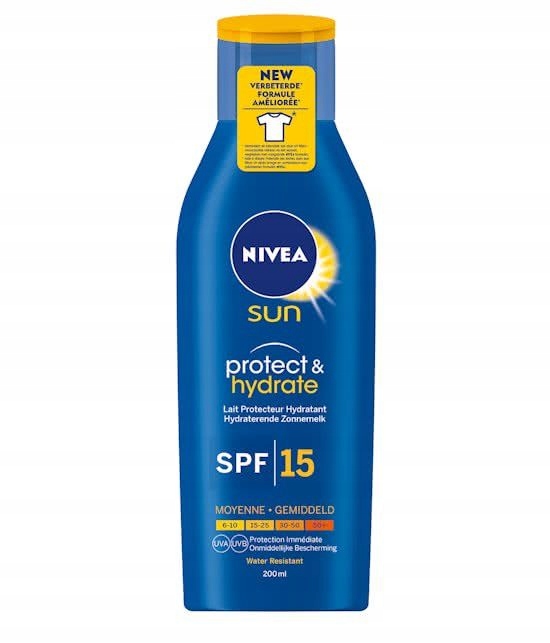 Mleczko do opalania SPF15 Nivea Sun 200ml