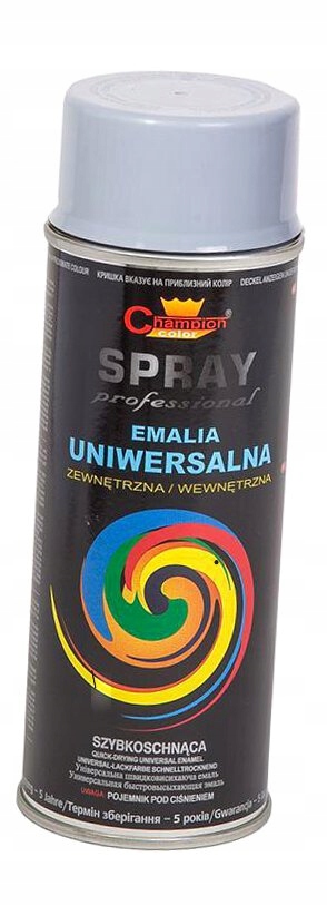 FARBA SPRAY UNIWERSALNA SREBNY RAL 9006