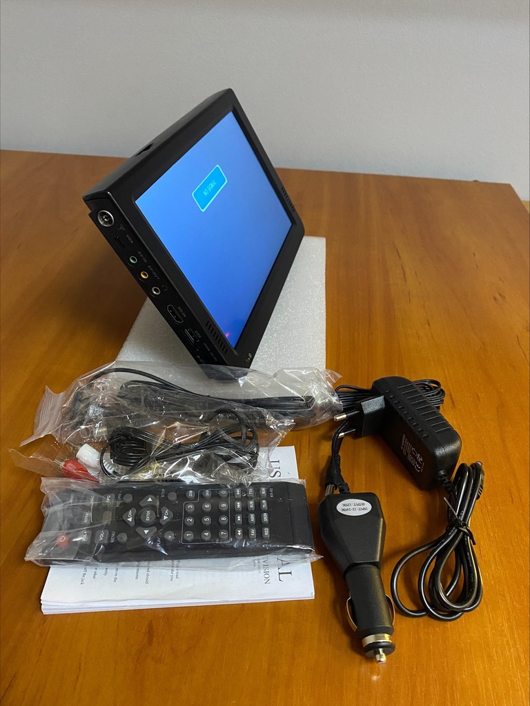 Telewizor przenośny turystyczny samochodowy 12 24V - 12737222147 ...