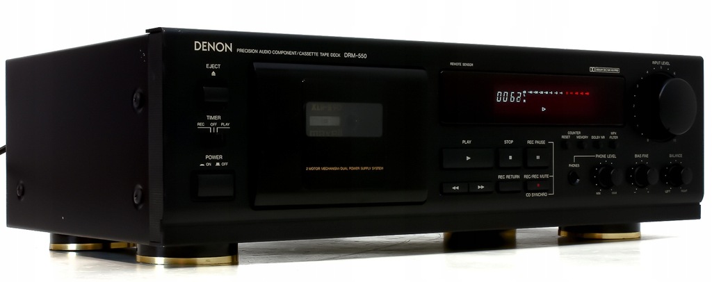 DENON DRM-550 SOLIDNY MAGNETOFON STEREO DOLBY B C