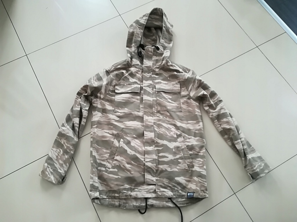 WIOSNA JESIEŃ KURTKA PARKA MORO H&M M