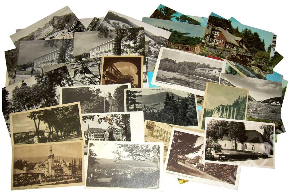 ponad 50 pocztówek, domy wczasowe, lata od 50-90