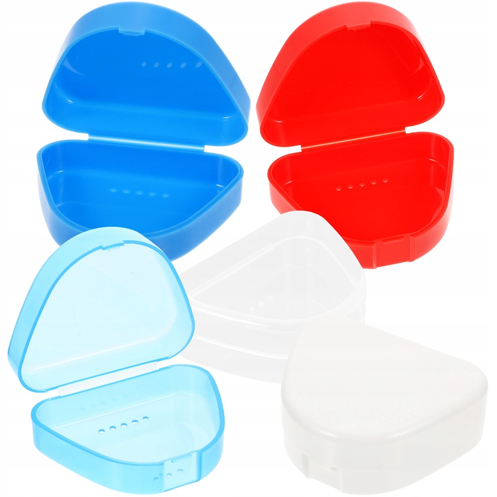 Orthodontic Braces Box Teeth Guard Case 5 Pcs