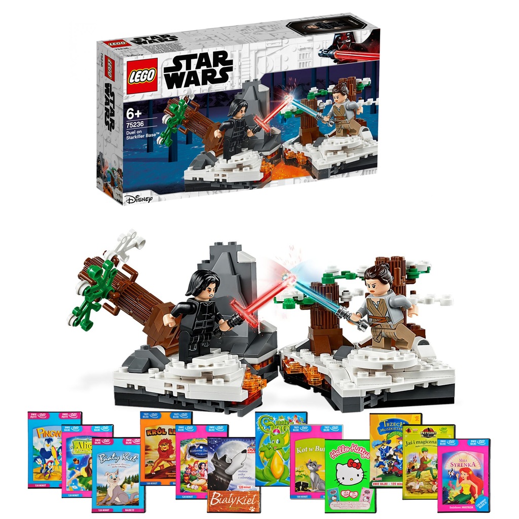 LEGO STAR WARS 75236 POJEDYNEK W BAZIE STAR +BAJKA