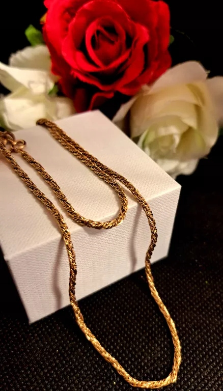 ZŁOTY ŁAŃCUSZEK GRUBY KŁOS 750P 11G