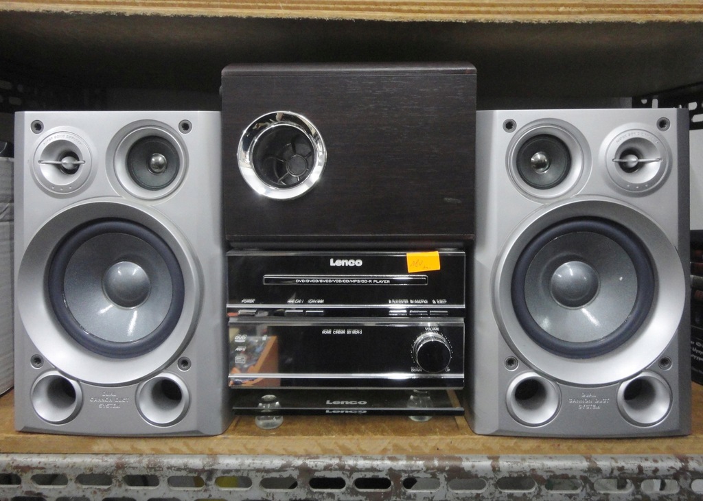 Amplituner 2.1 Lenco Set-MDV 3 Mikro-Wieża DVD MP3 - 8781491309