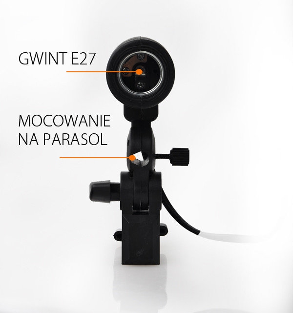 * Oprawka Pojedyncza do lamp i parasolek GWINT E27