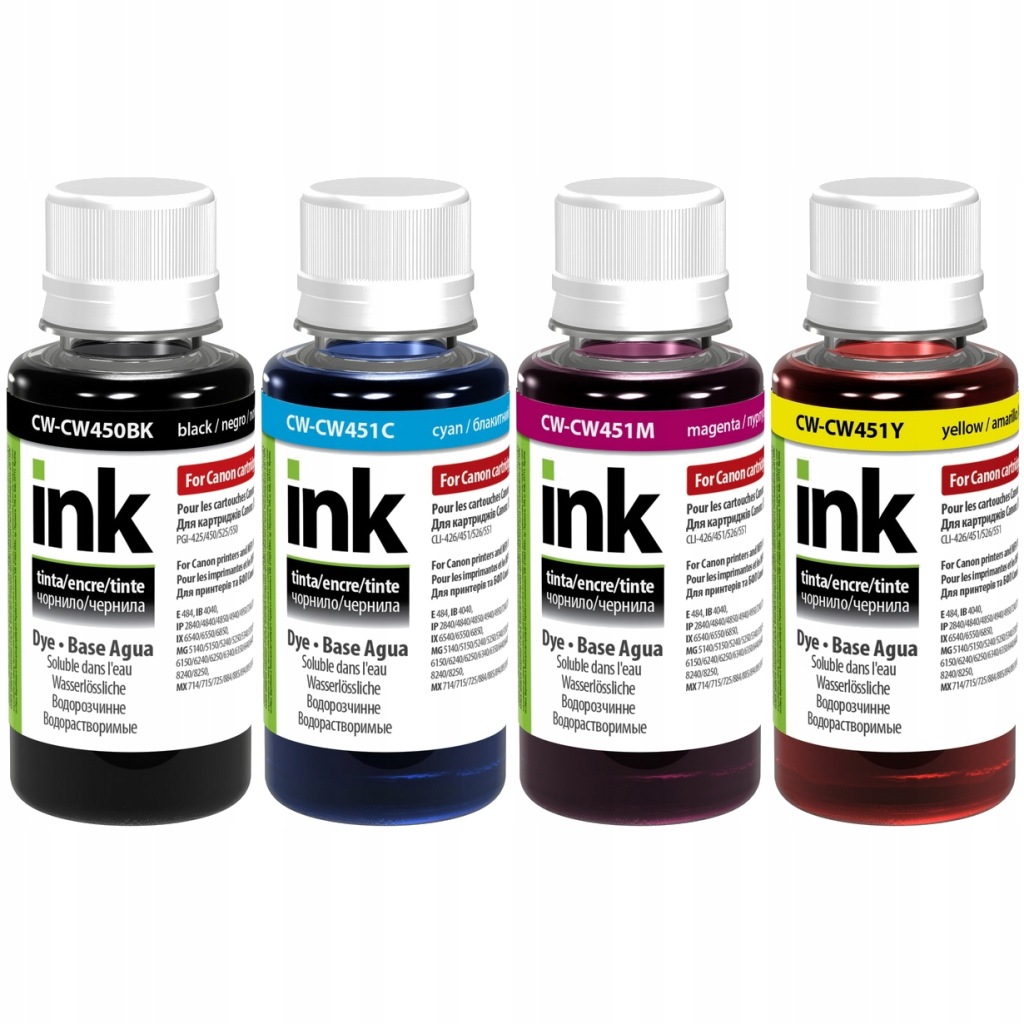 Ricarica Stampante Canon Pixma MG3550 Nero E Colore 400ml - Foto 5