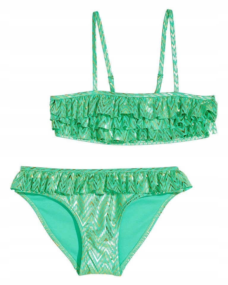 V59 H&M nowy STRÓJ KĄPIELOWY BIKINI 134-140