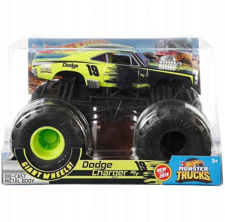 hot wheels dodge charger monster truck