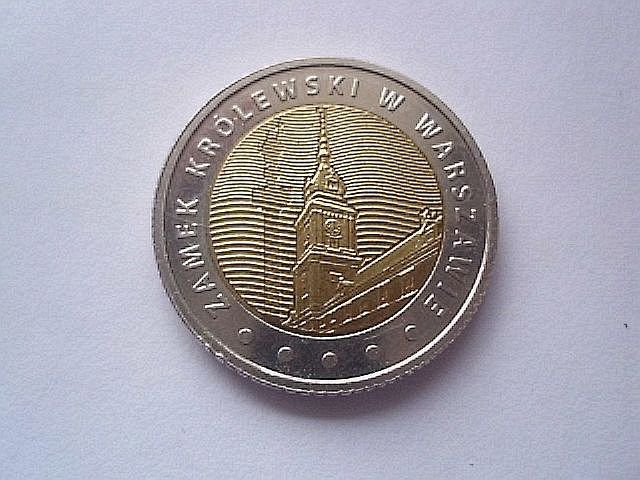 5 złotych 2014r Zamek Królewski w Warszawie