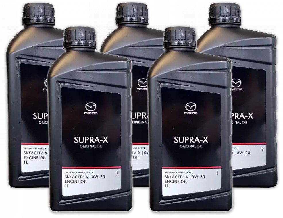 MAZDA SUPRA-X ORIGINAL OIL 0W20 5L 5*1L SKYACTIV-X - 10887653125 ...